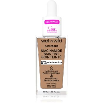 Wet n Wild BareFocus Niacinamide Skin Tint machiaj ușor de hidratare - imagine 2